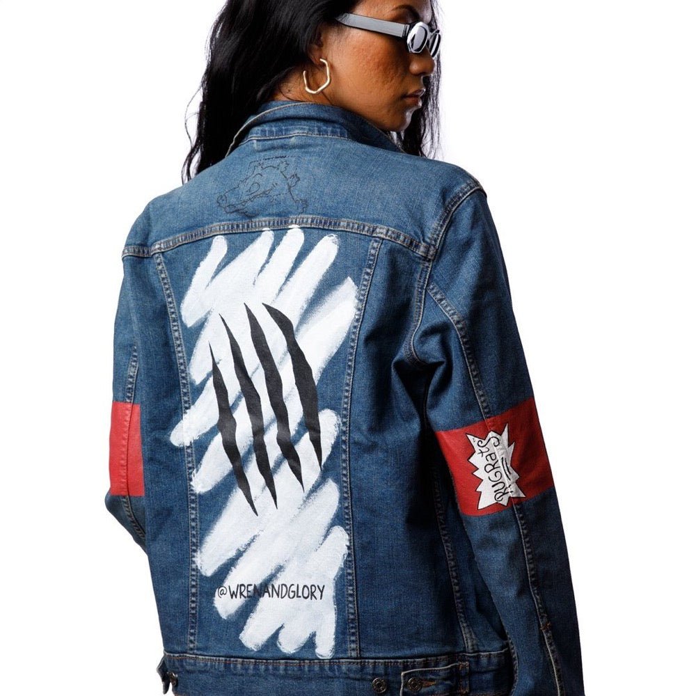 Rugrats Runway Reptar Denim Jacket - Paramount Shop