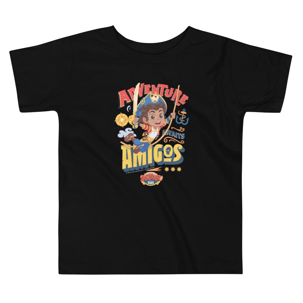 Santiago of the Seas Adventure Awaits, Amigos Youth T - Shirt - Paramount Shop