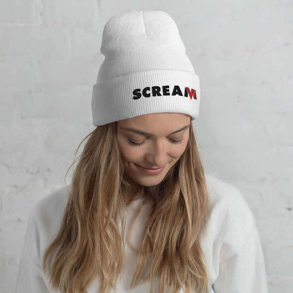 Scream VI Logo Embroidered Cuffed Beanie - Paramount Shop