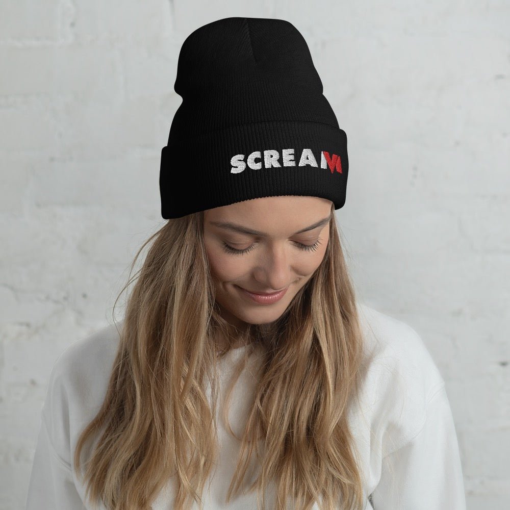 Scream VI Logo Embroidered Cuffed Beanie - Paramount Shop