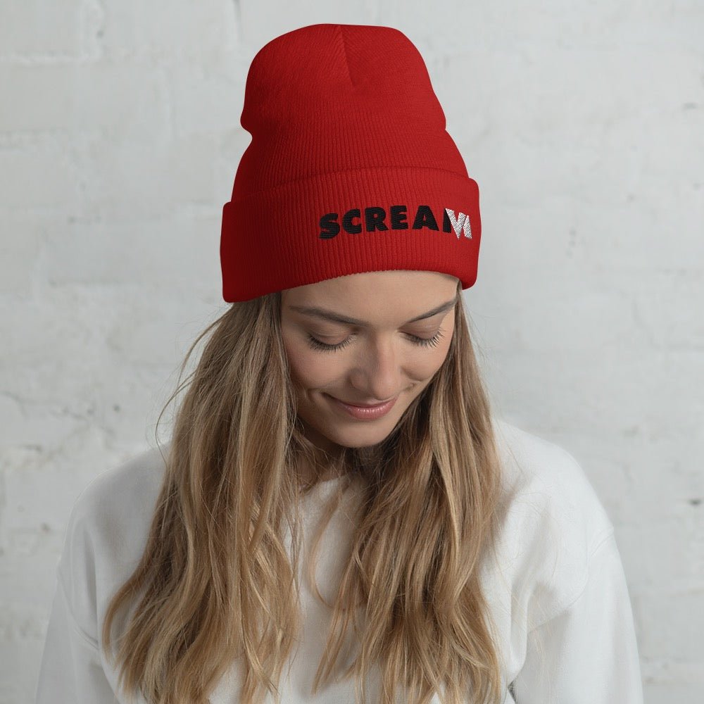 Scream VI Logo Embroidered Cuffed Beanie - Paramount Shop