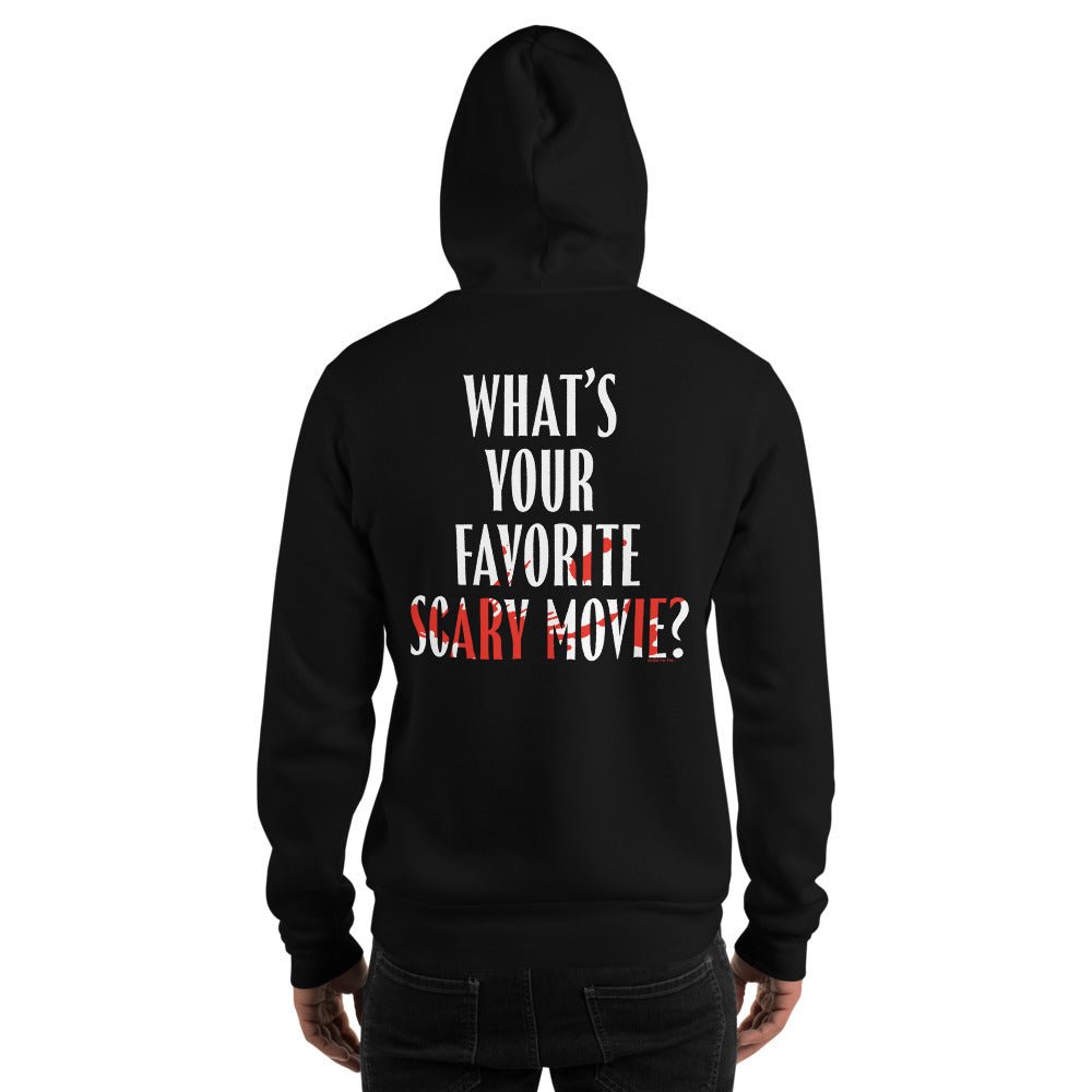 Scream What s Your Favorite Scary Movie Unisex Hoodie Paramount Shop