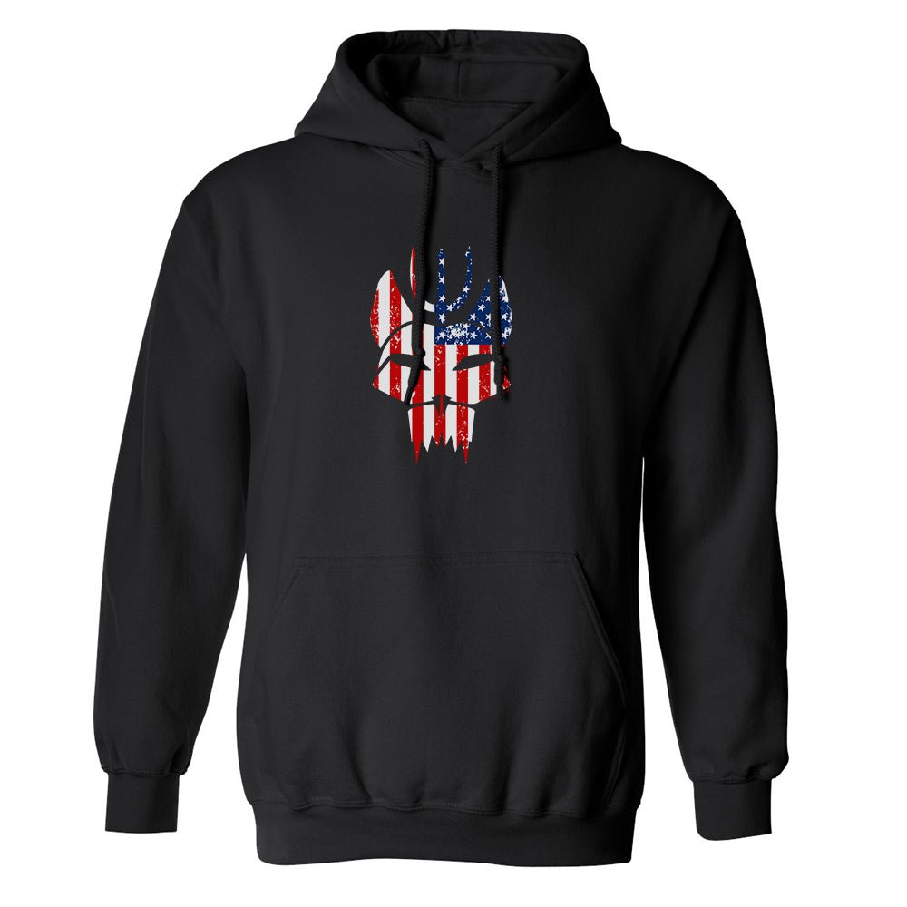 SEAL Team Bravo American Flag Fleece Hooded Sweatshirt - Paramount Shop