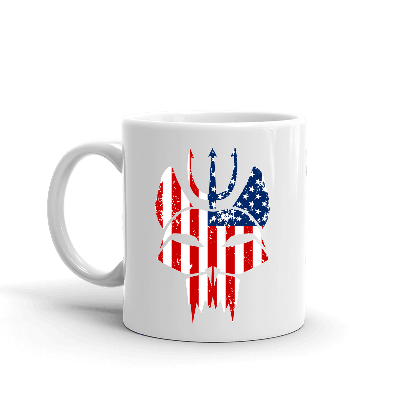 SEAL Team Bravo American Flag White Mug - Paramount Shop