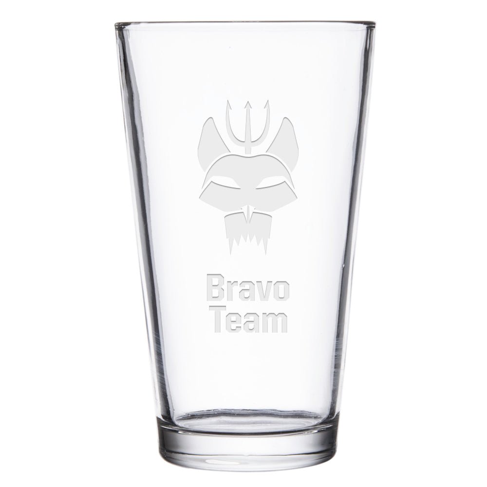 SEAL Team Bravo Team Laser Engraved Pint Glass - Paramount Shop