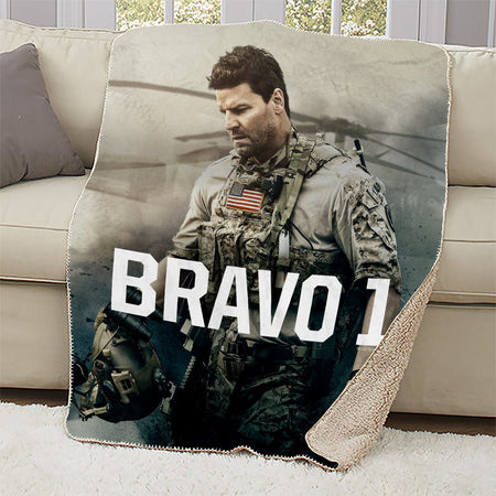 SEAL Team Jason Bravo 1 Sherpa Blanket - Paramount Shop