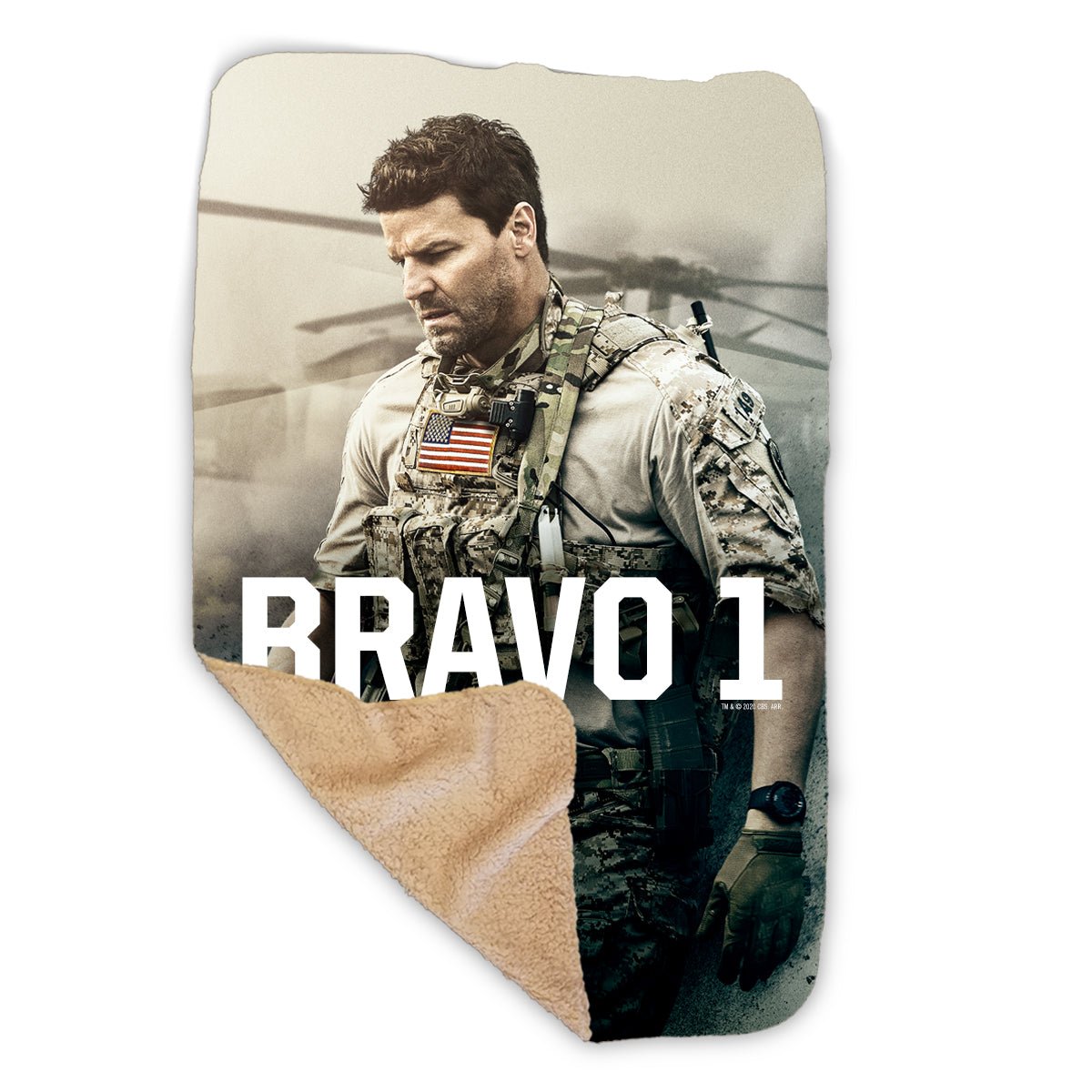 SEAL Team Jason Bravo 1 Sherpa Blanket - Paramount Shop