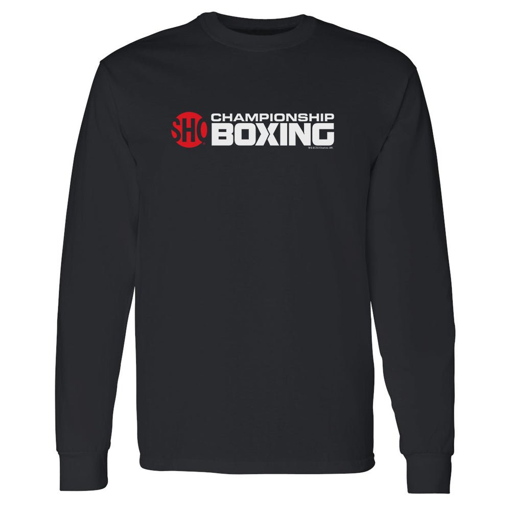 SHO Championship Boxing Logo Adult Long Sleeve T - Shirt - Paramount Shop