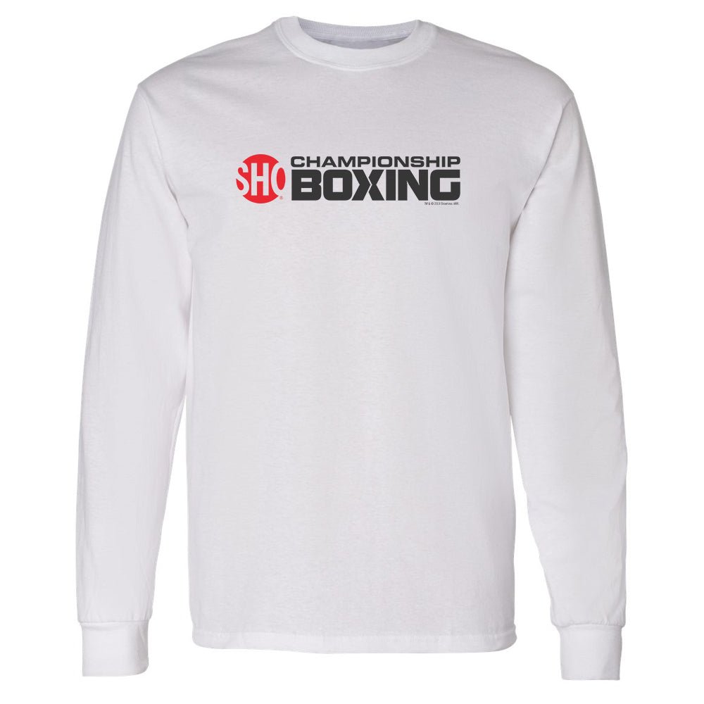 SHO Championship Boxing Logo Adult Long Sleeve T - Shirt - Paramount Shop