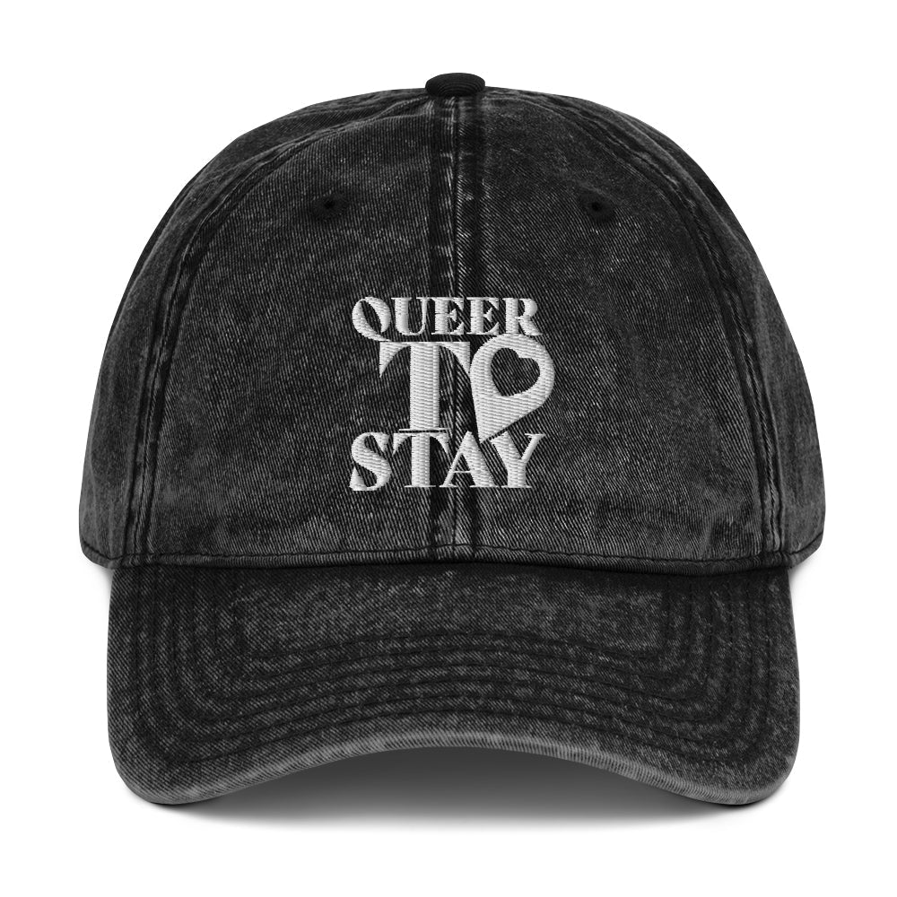 Showtime Queer To Stay Logo Vintage Cap - Paramount Shop