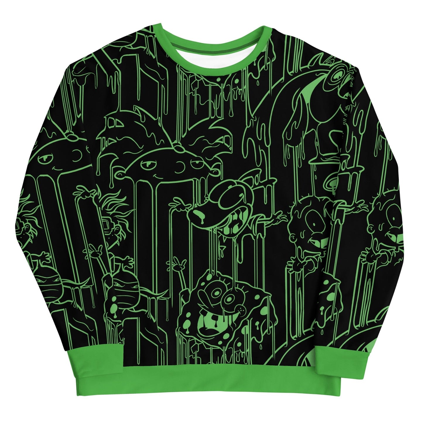 Slime Character Drip Unisex Crew Neck Sweatshirt - Paramount Shop