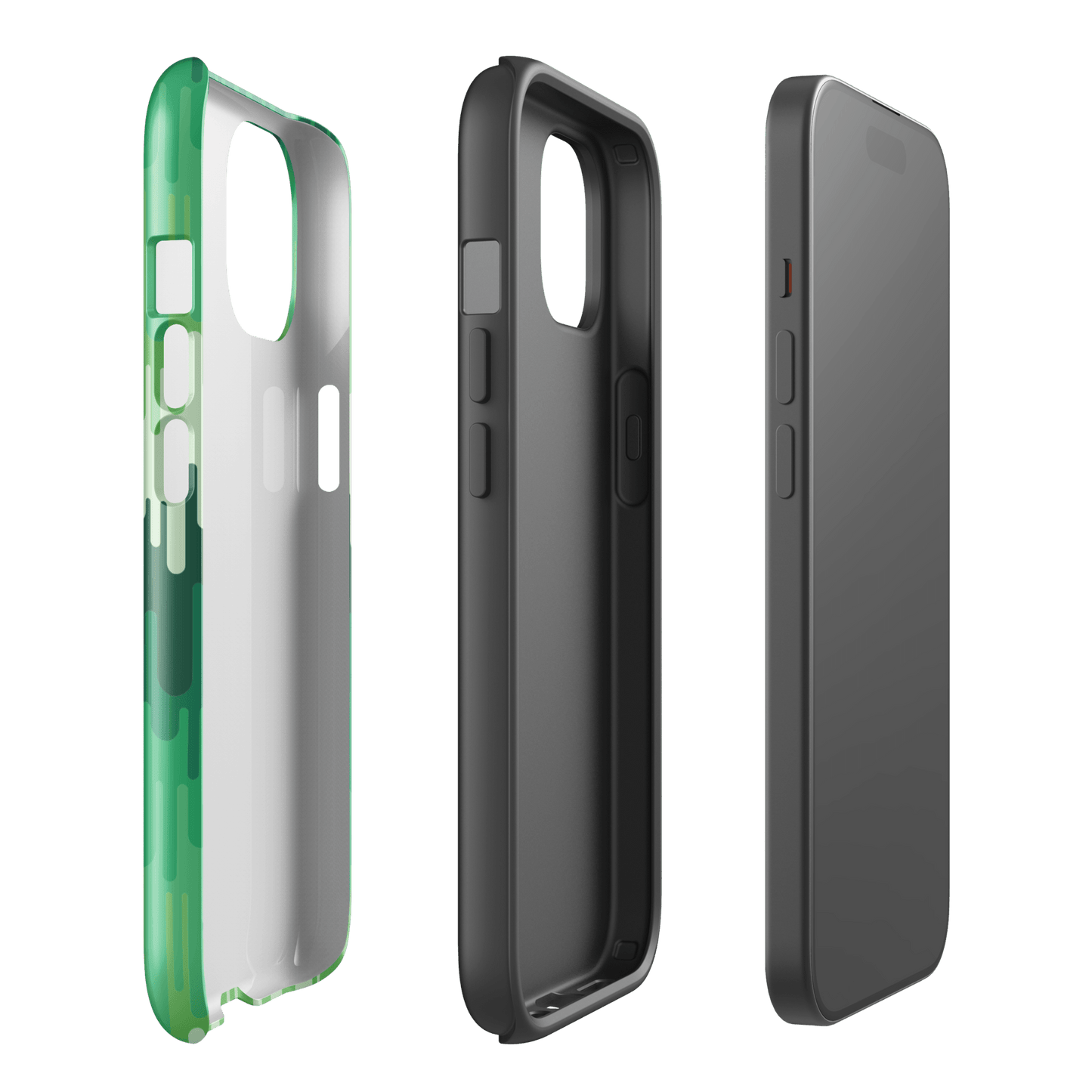 Slime Ombre Green Tough Phone Case - iPhone - Paramount Shop