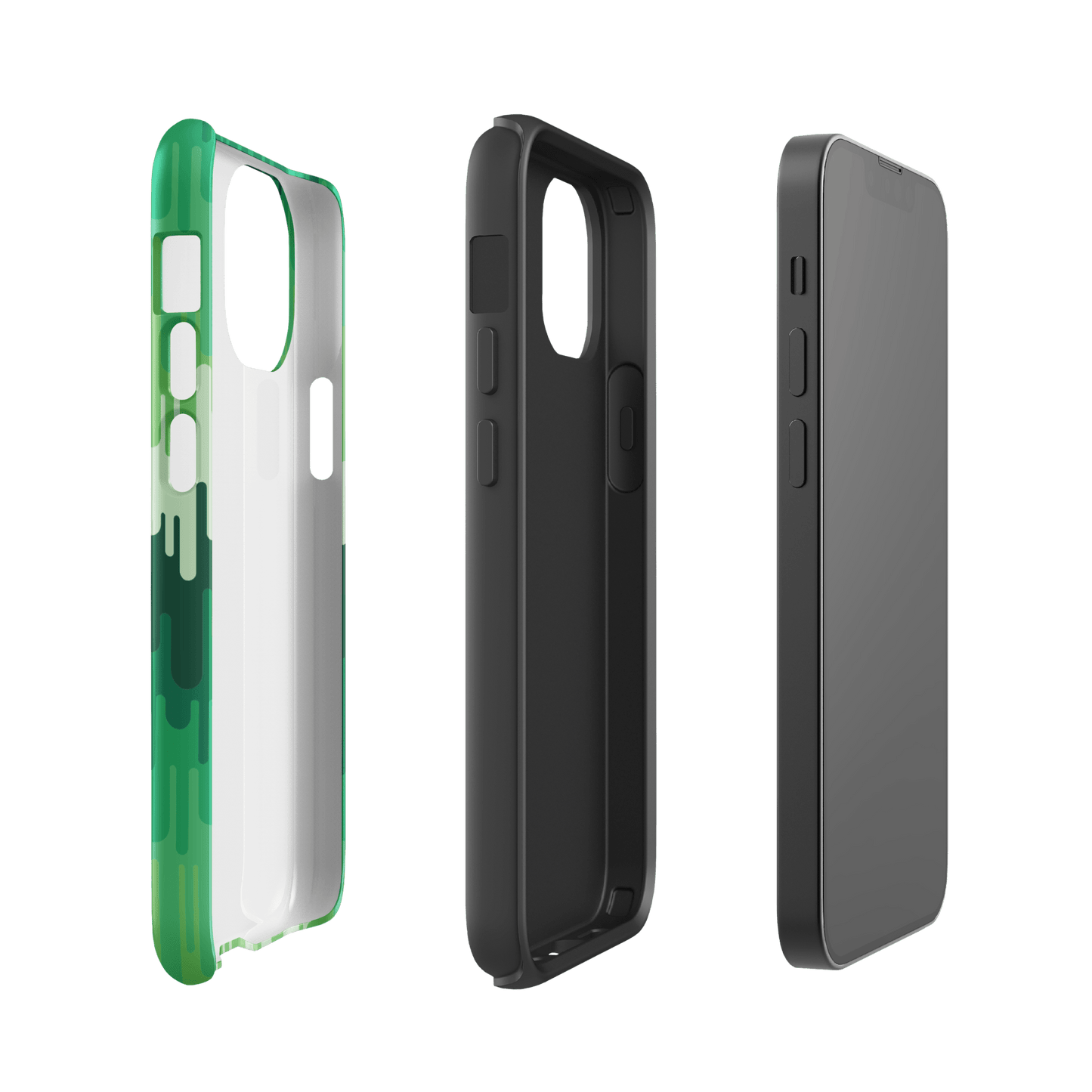 Slime Ombre Green Tough Phone Case - iPhone - Paramount Shop