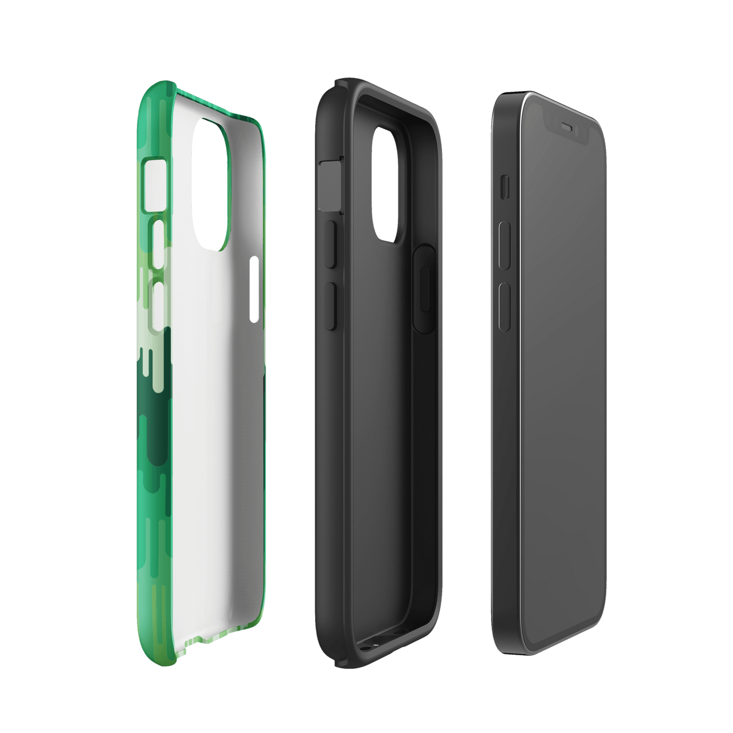 Slime Ombre Green Tough Phone Case - iPhone - Paramount Shop