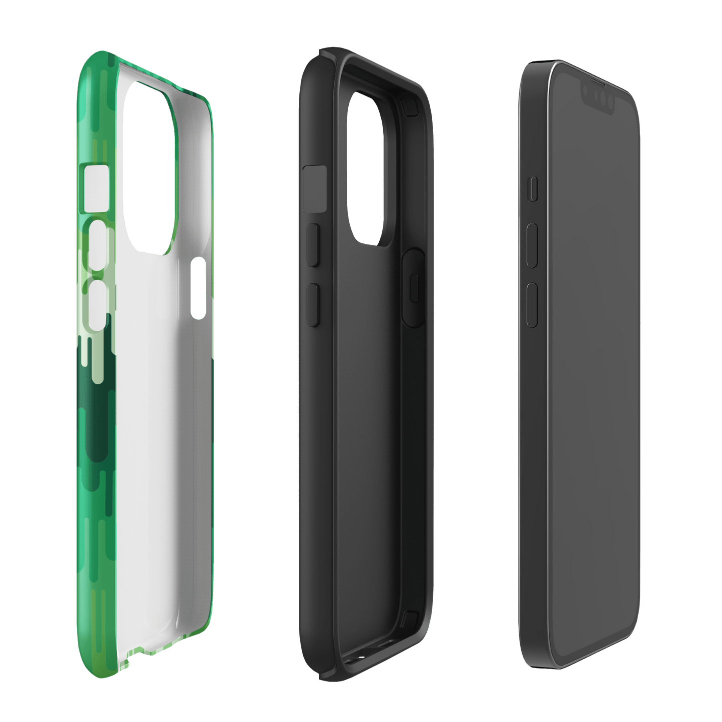 Slime Ombre Green Tough Phone Case - iPhone - Paramount Shop