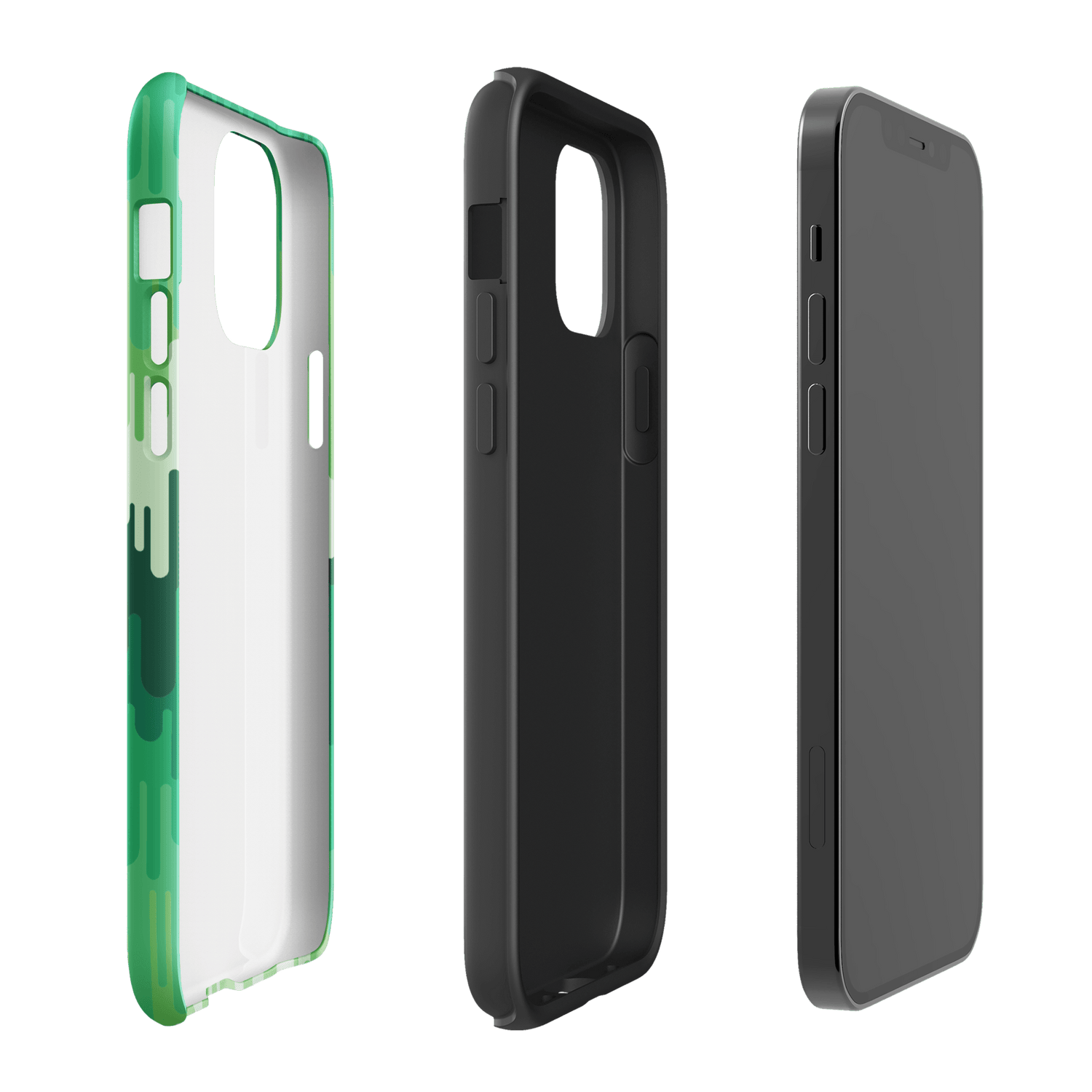 Slime Ombre Green Tough Phone Case - iPhone - Paramount Shop