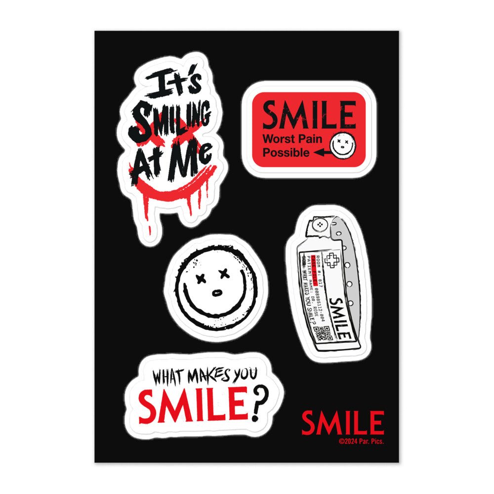 Smile Icons Sticker Sheet - Paramount Shop