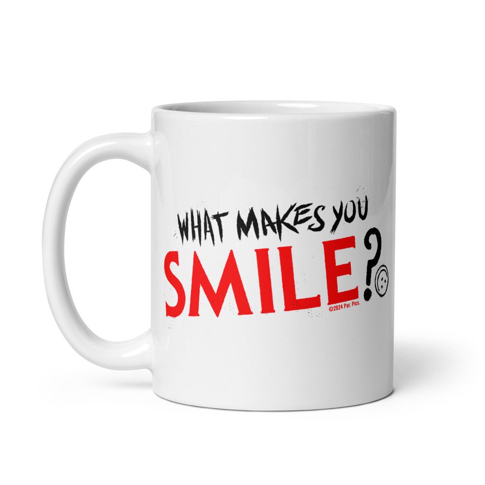 Smile What Makes You Smile? Mug - Paramount Shop