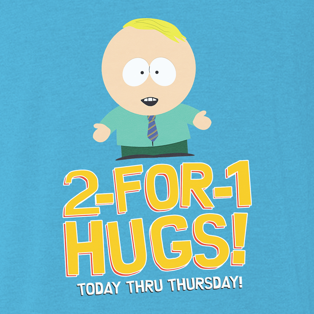 South Park 2 For 1 Hugs Tri - Blend Short Sleeve T - Shirt - Paramount Shop