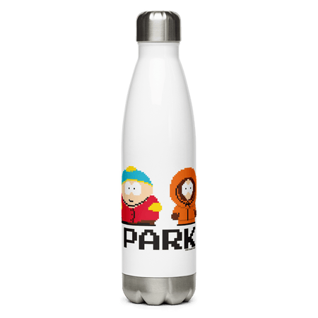 South Park 8 Bit Characters Stainless Steel Water Bottle - Paramount Shop