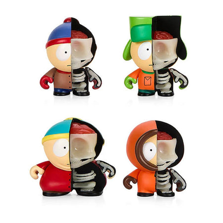 South Park Anatomy Boys 4 - Pack Kidrobot Vinyl Figures - Paramount Shop