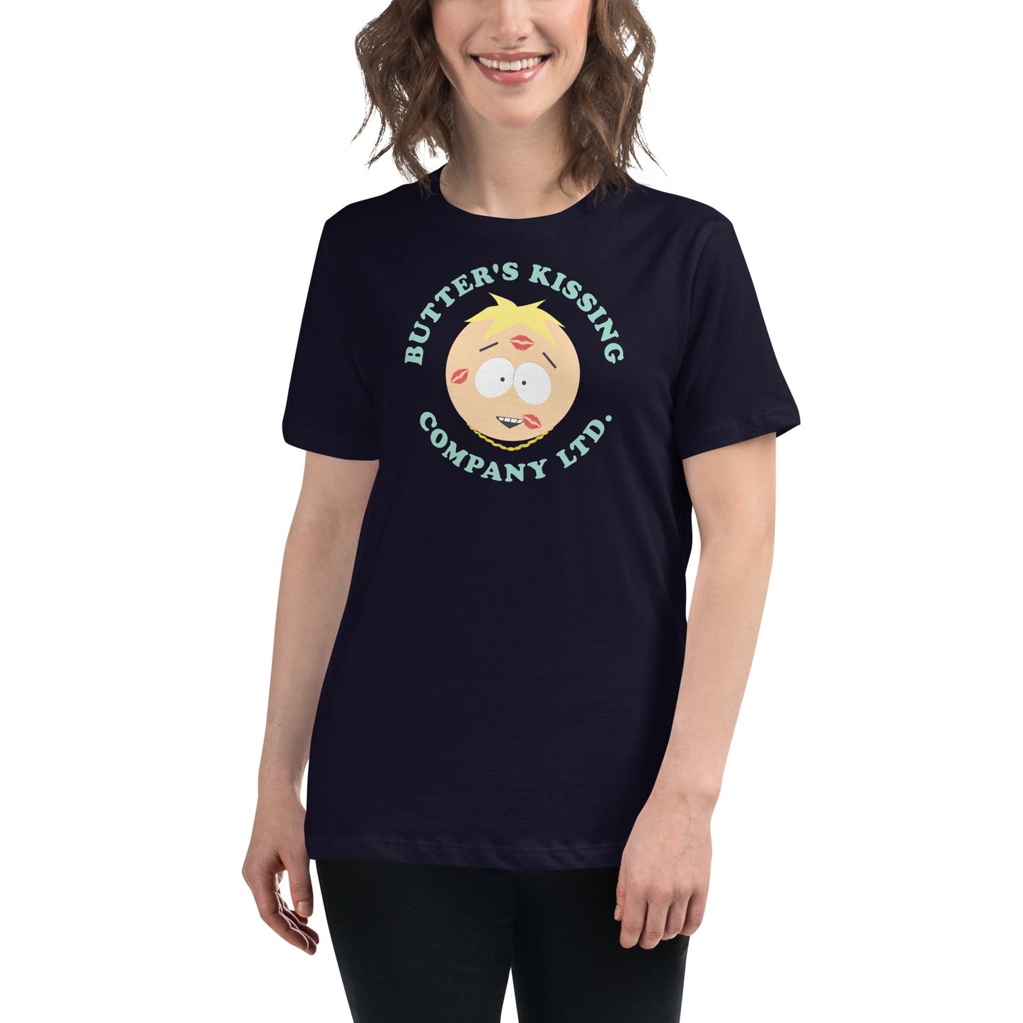 South Park Butter's Kissing Company Womens Short Sleeve T - Shirt - Paramount Shop