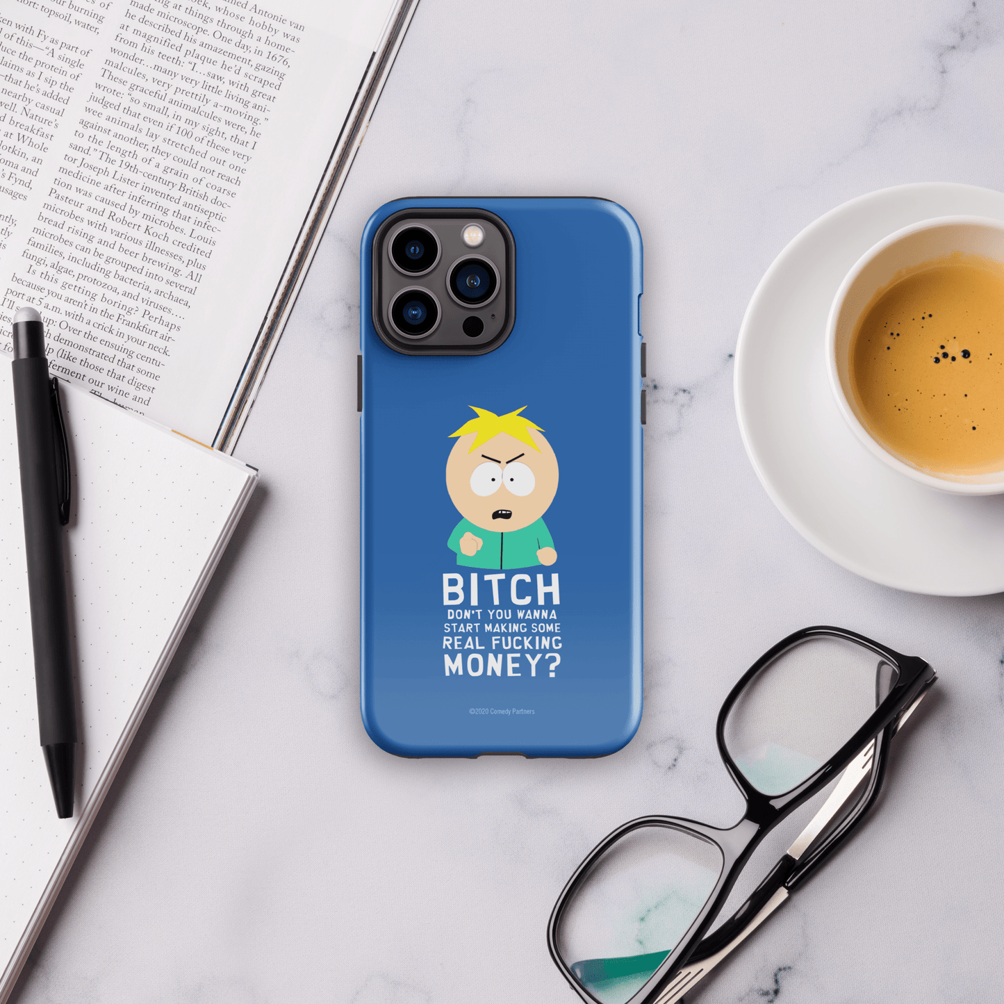 South Park Butters Make Real Money Tough Phone Case - iPhone - Paramount Shop