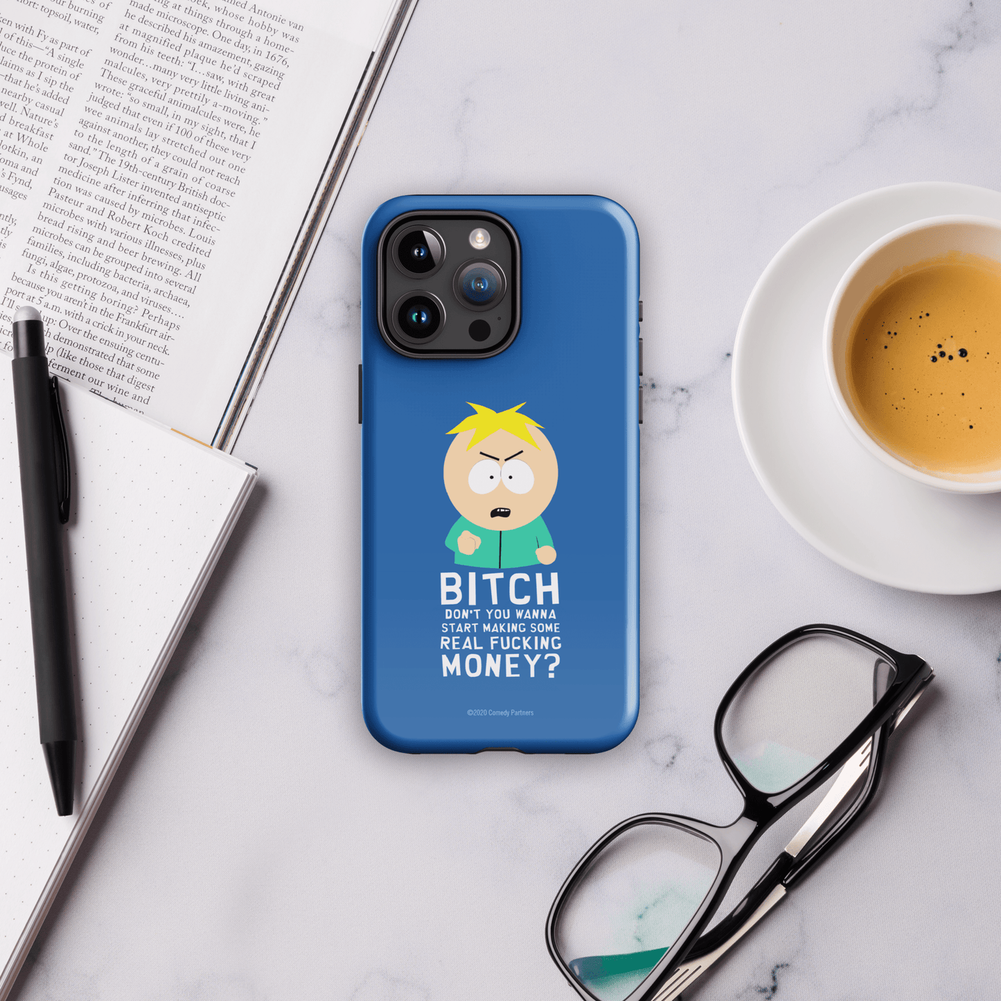 South Park Butters Make Real Money Tough Phone Case - iPhone - Paramount Shop