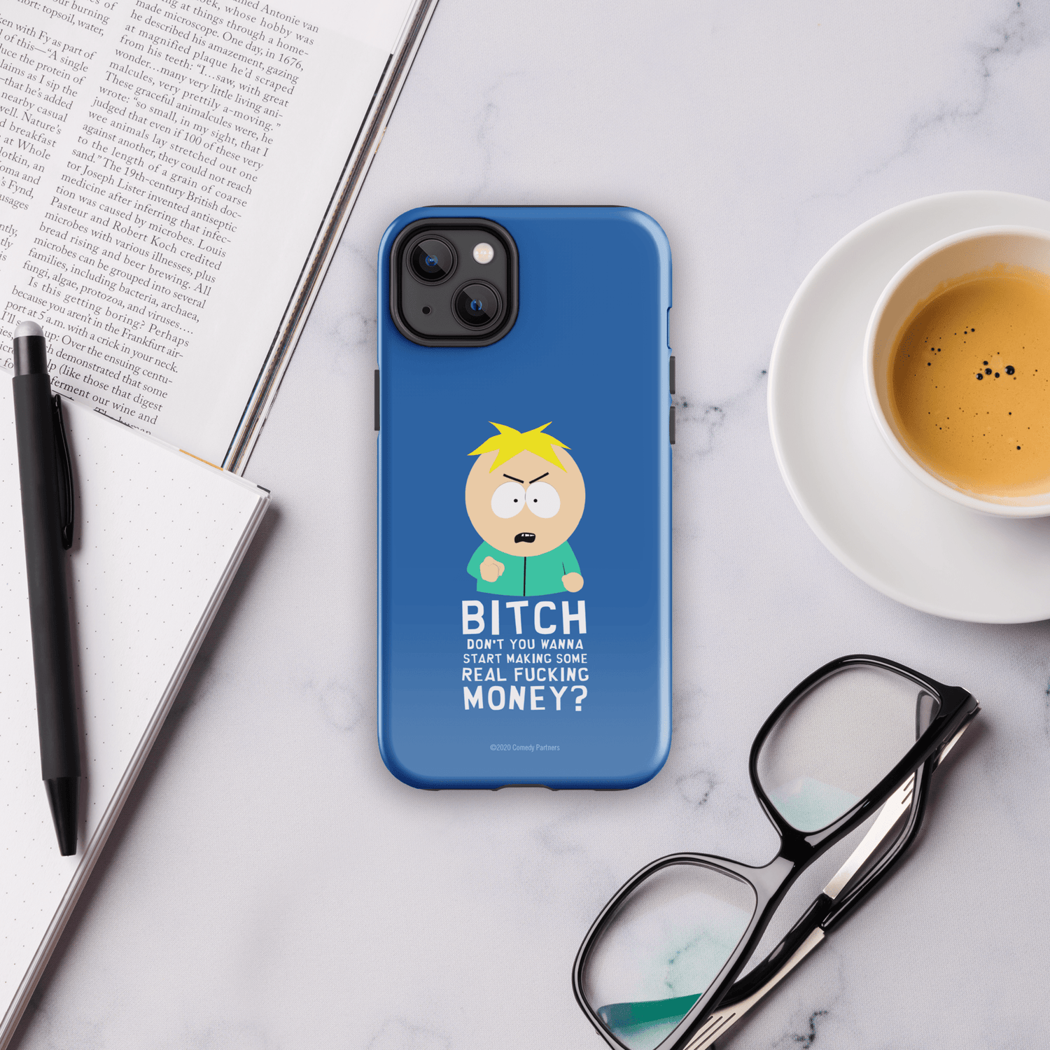 South Park Butters Make Real Money Tough Phone Case - iPhone - Paramount Shop