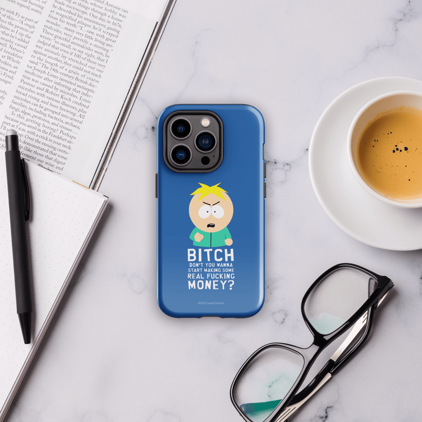 South Park Butters Make Real Money Tough Phone Case - iPhone - Paramount Shop