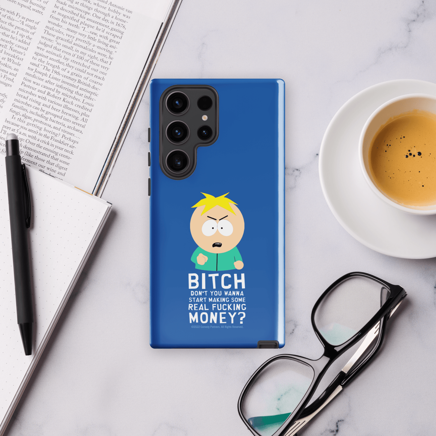 South Park Butters Make Real Money Tough Phone Case - Samsung - Paramount Shop