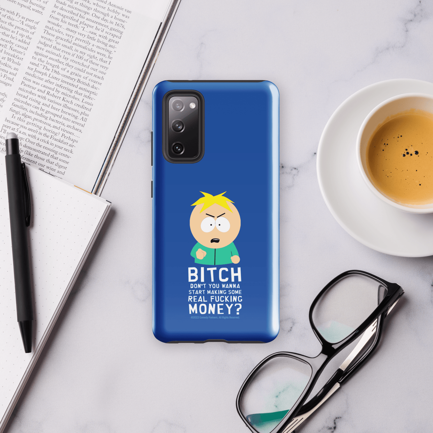 South Park Butters Make Real Money Tough Phone Case - Samsung - Paramount Shop