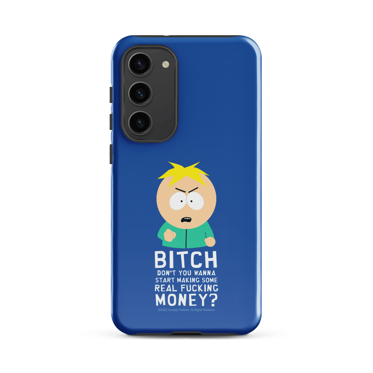 South Park Butters Make Real Money Tough Phone Case - Samsung - Paramount Shop