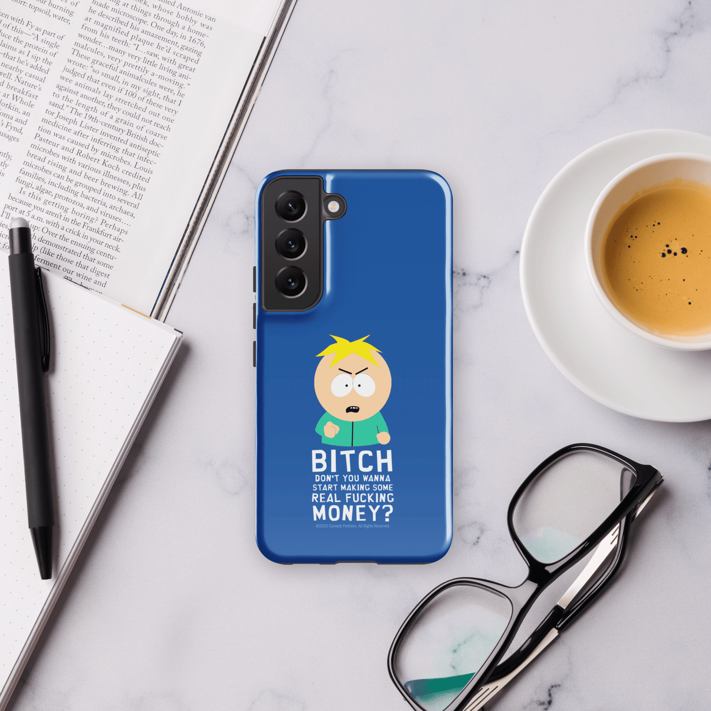 South Park Butters Make Real Money Tough Phone Case - Samsung - Paramount Shop