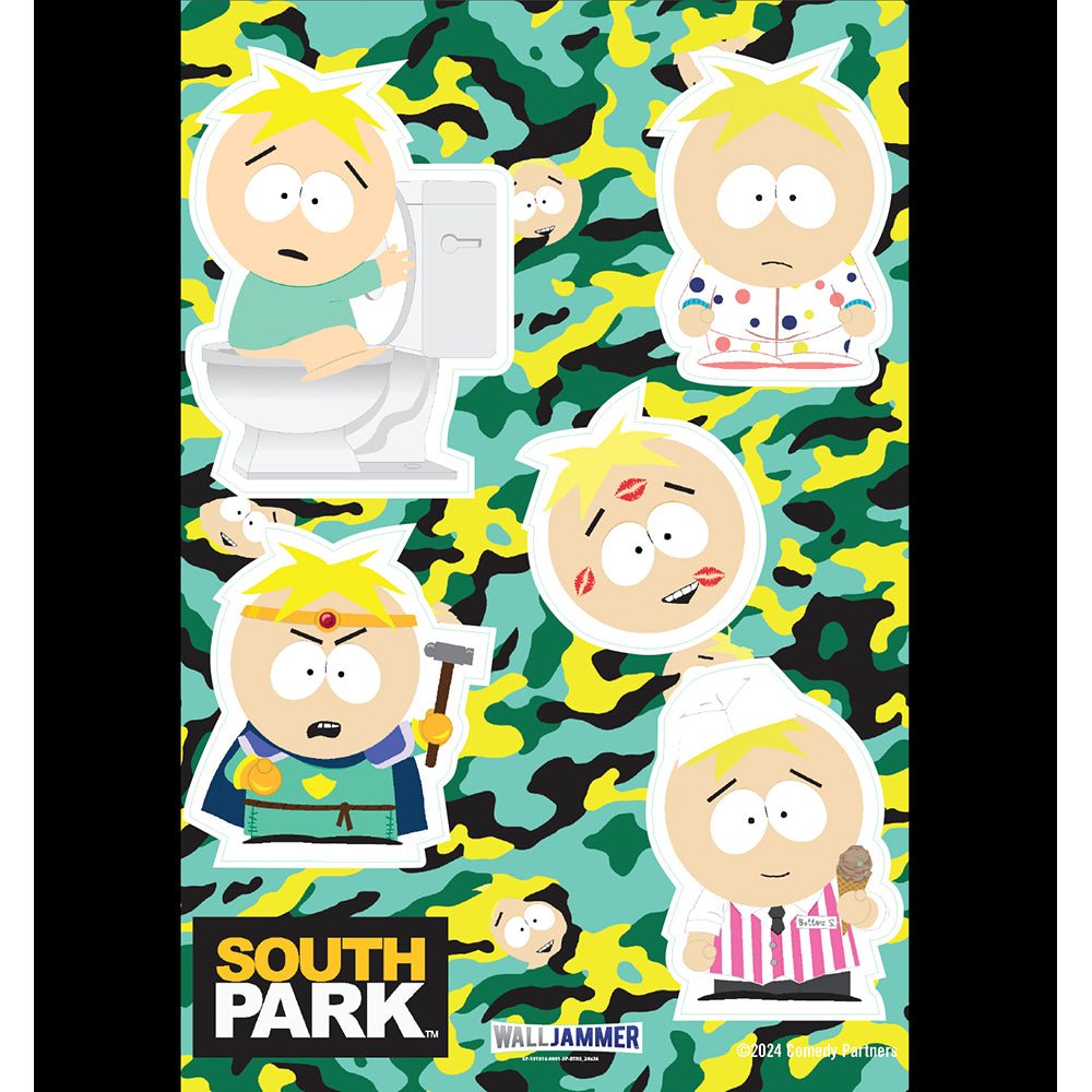 South Park Butters Wall Sticker Sheet - Paramount Shop