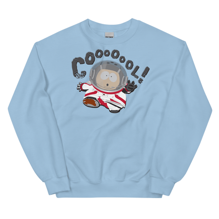 South Park Cartman Astronaut Coool! Fleece Crewneck Sweatshirt - Paramount Shop