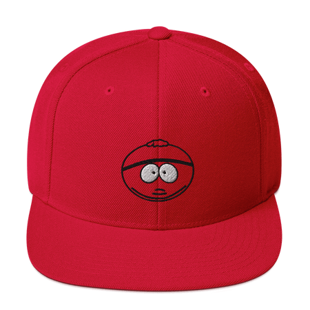 South Park Cartman Embroidered Flat Bill Hat - Paramount Shop