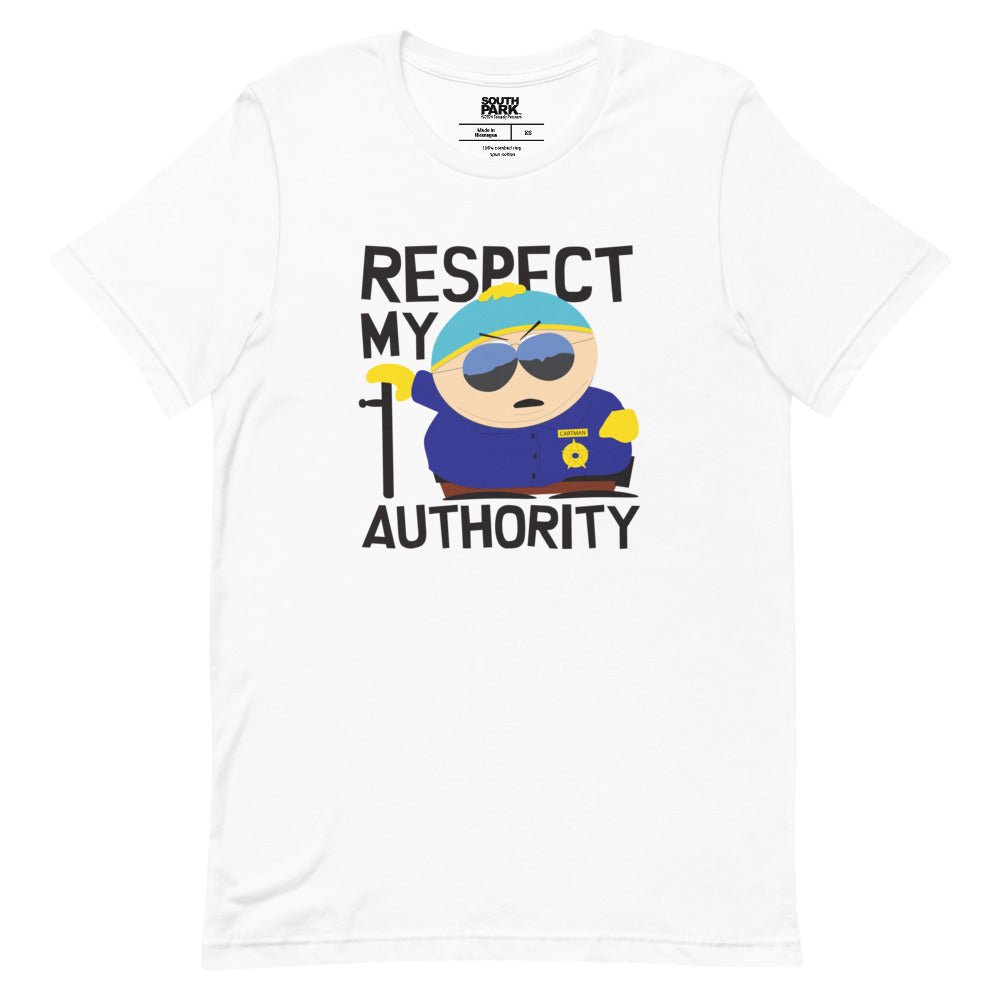 South Park Cartman Respect My Authority Unisex T-Shirt - Paramount Shop