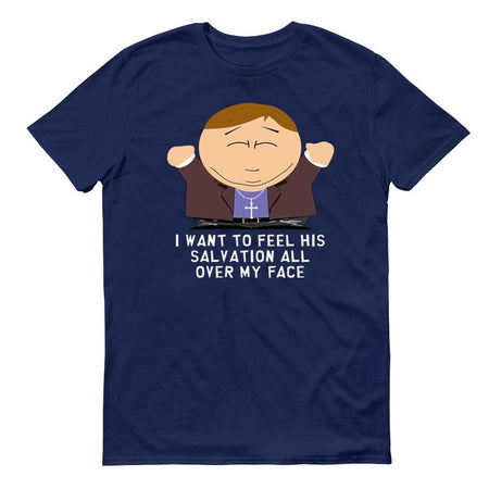 South Park Cartman Salvation All Over My Face Adult Short Sleeve T - Shirt - Paramount Shop