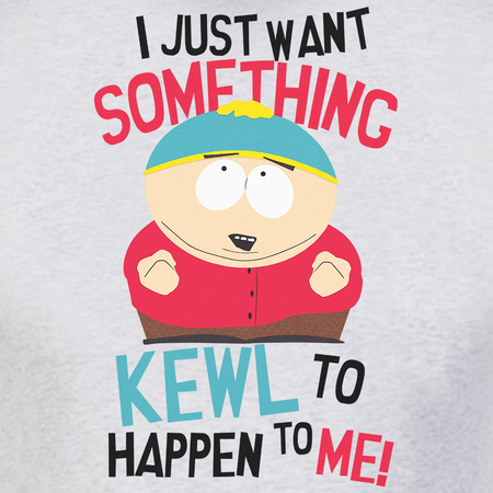 South Park Cartman Something Kewl Tri - Blend Short Sleeve T - Shirt - Paramount Shop