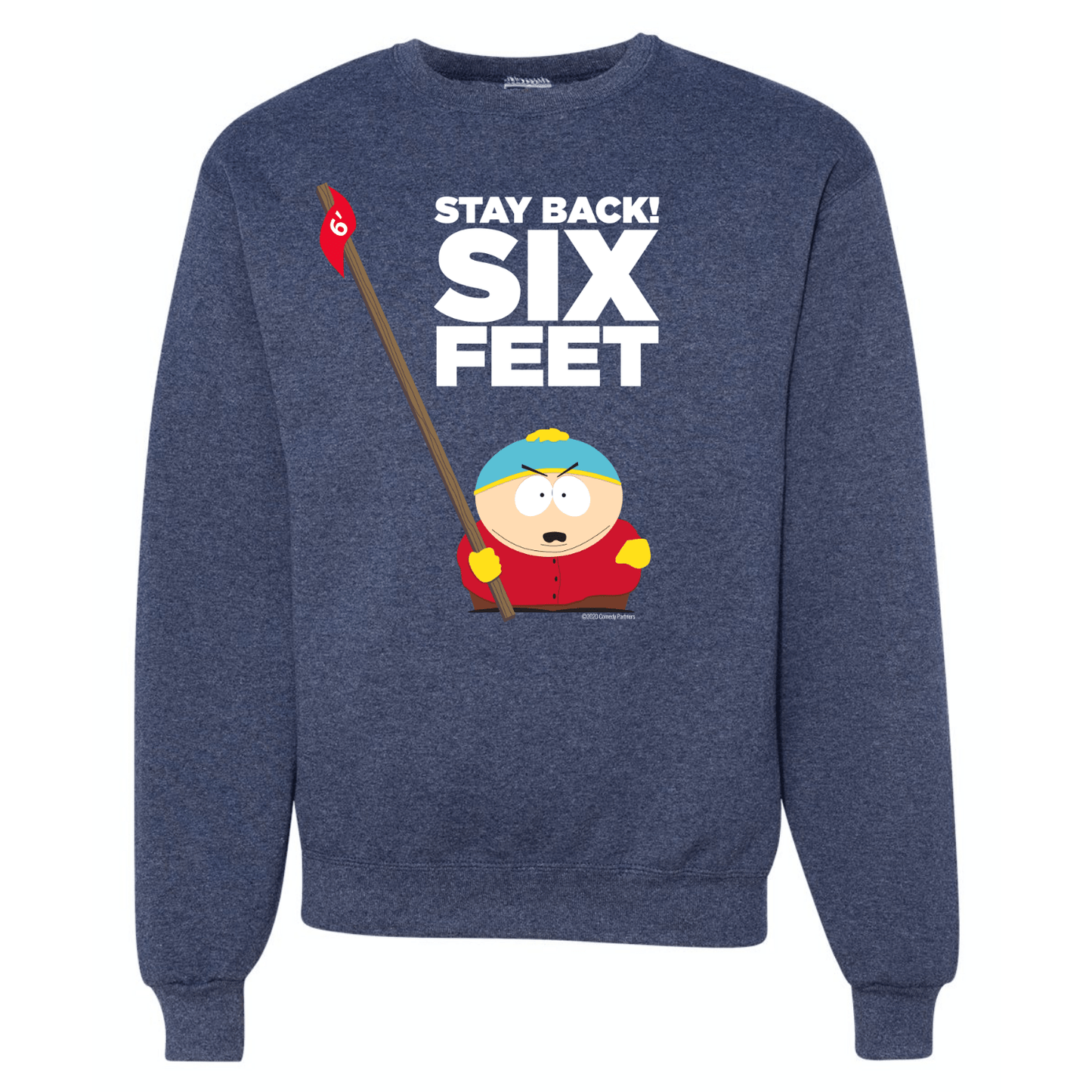 South Park Cartman Stay Back Crew Neck Sweatshirt - Paramount Shop