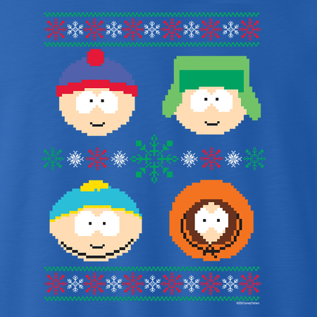 South Park Character Holiday Fleece Crewneck Sweatshirt - Paramount Shop