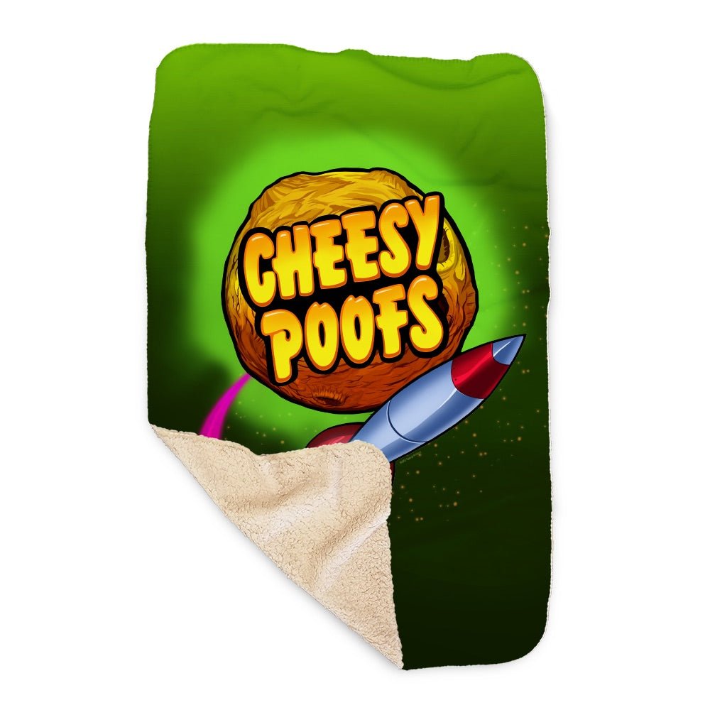 South Park Cheesy Poofs Sherpa Blanket - Paramount Shop