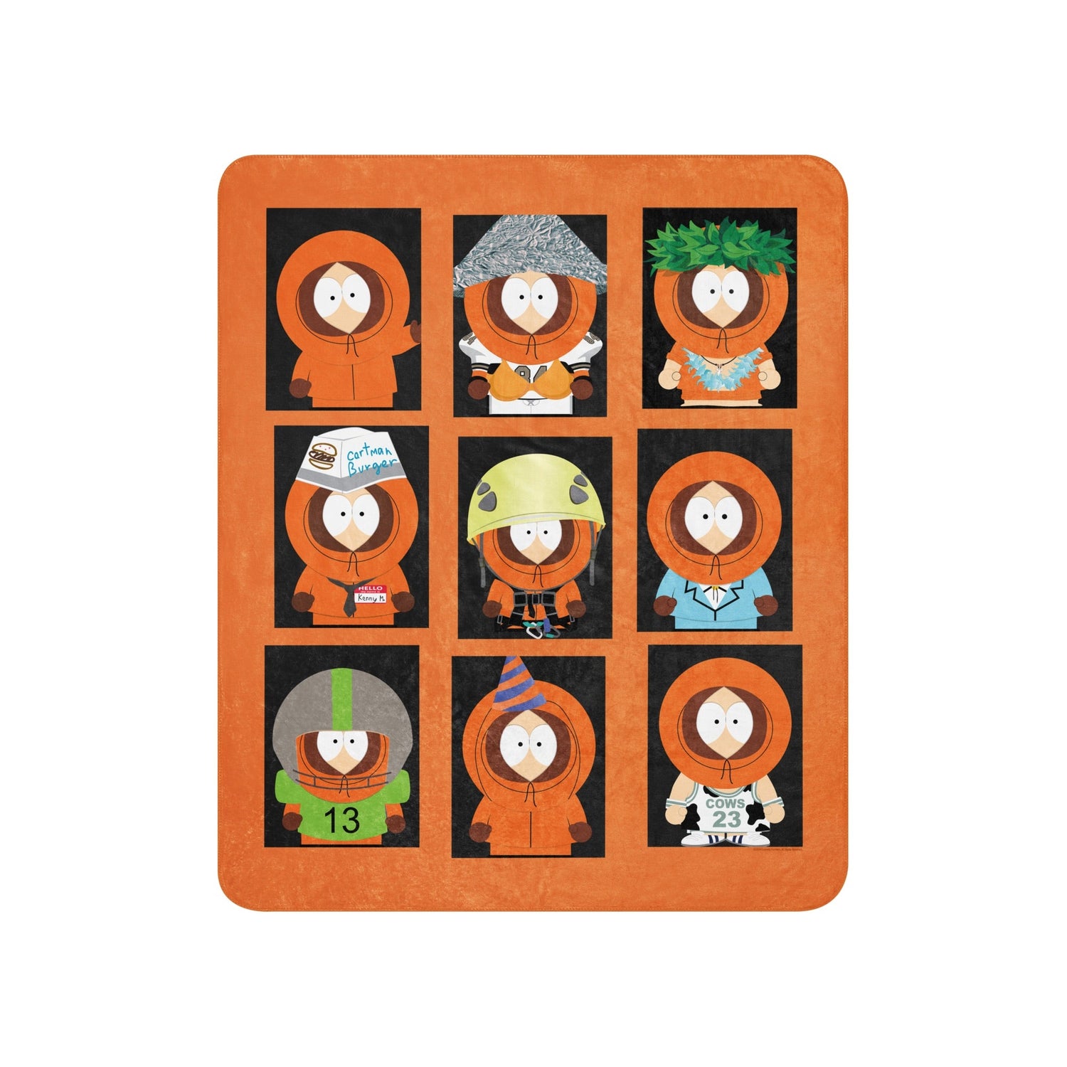 South Park Faces of Kenny Sherpa Blanket - Paramount Shop