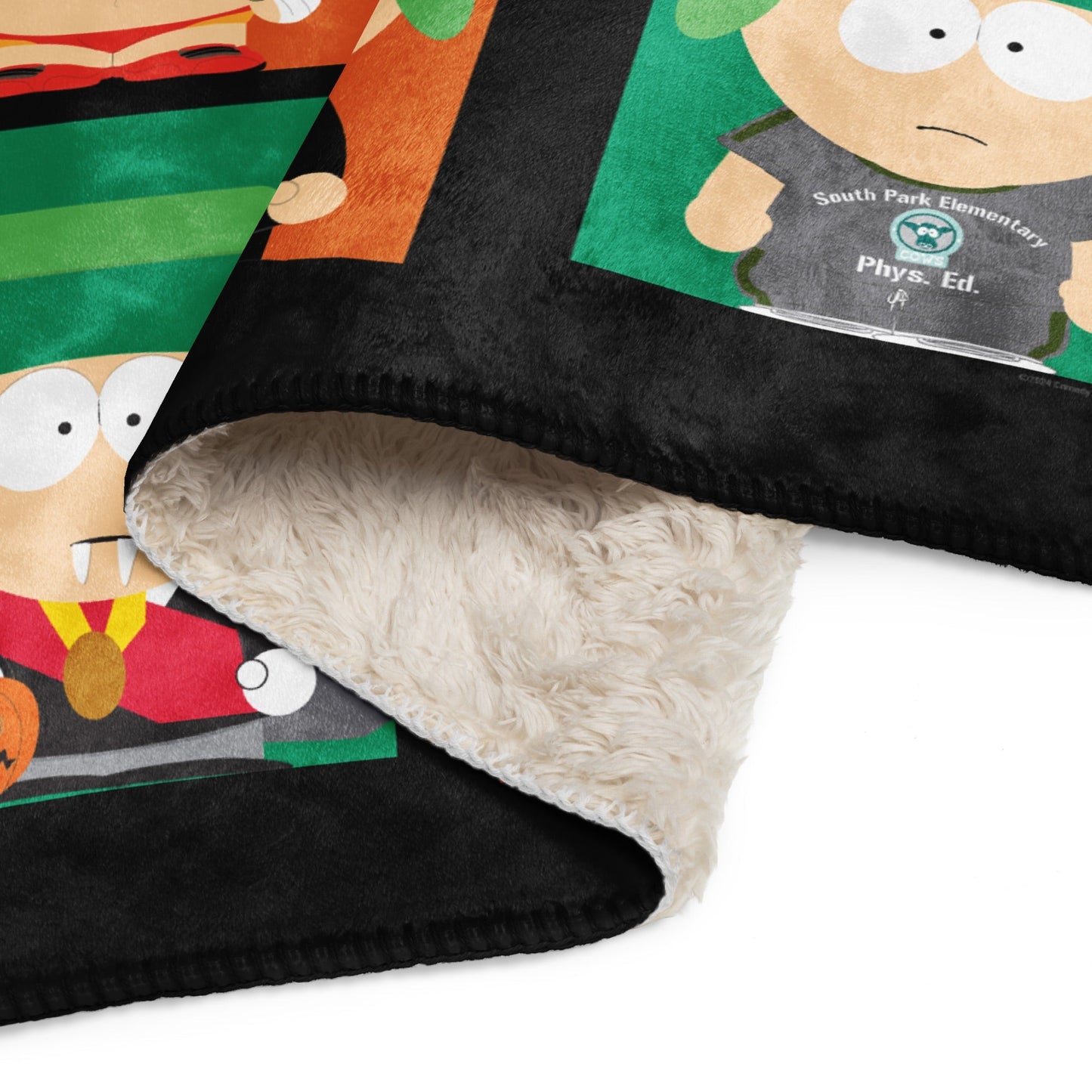 South Park Faces of Kyle Sherpa Blanket - Paramount Shop