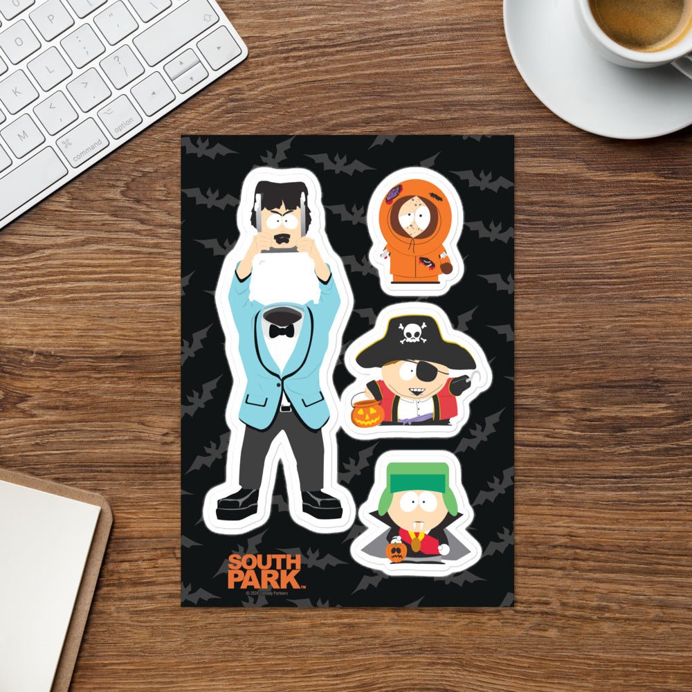 South Park Halloween Sticker Sheet - Paramount Shop