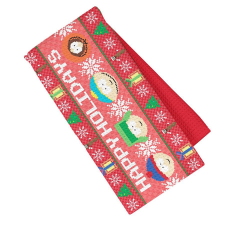 South Park Happy Holidays Kitchen Towel - Paramount Shop