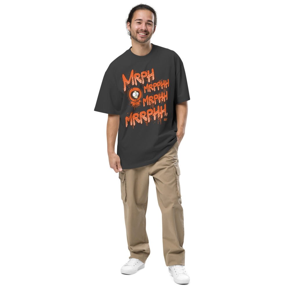 South Park Kenny Mrph, Mrpphh Graffiti Oversized T - Shirt - Paramount Shop