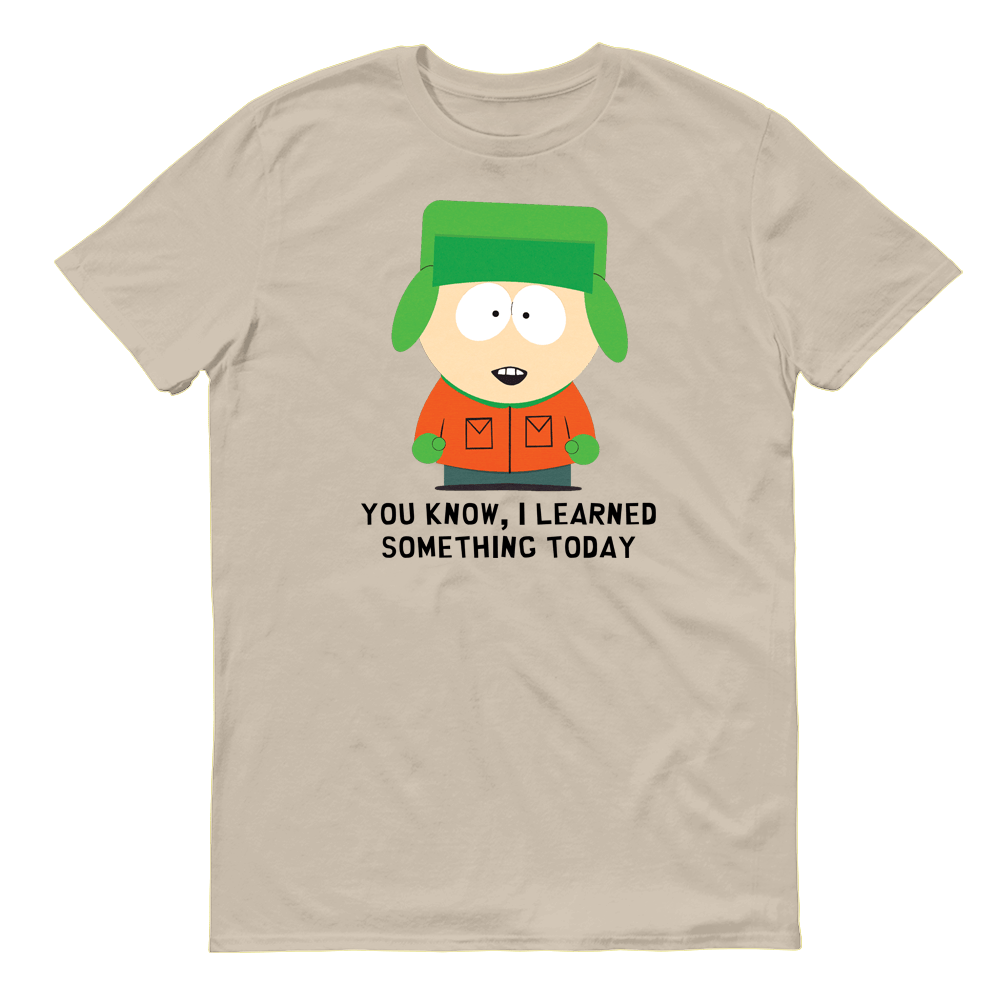 South Park Kyle I Learned Something Today Adult Short Sleeve T - Shirt - Paramount Shop