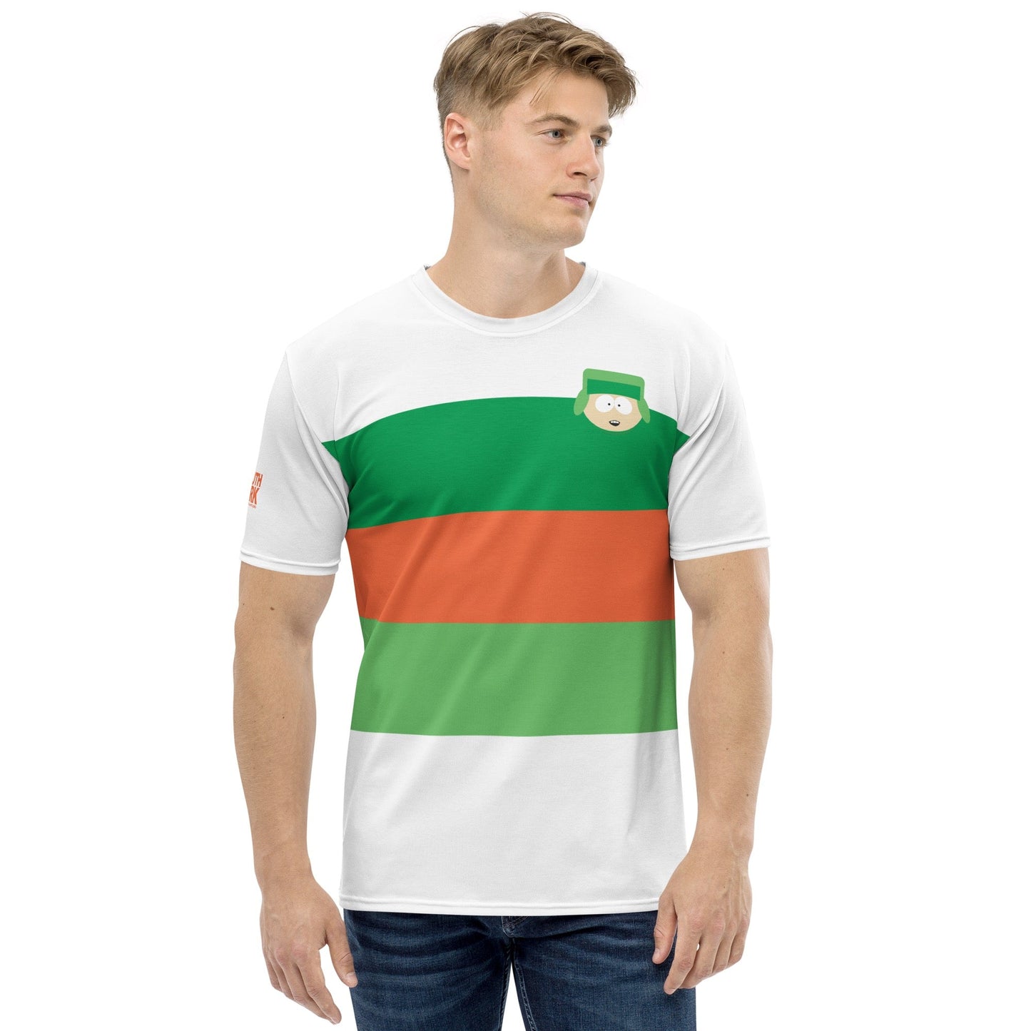 South Park Kyle Striped Unisex Short Sleeve T - Shirt - Paramount Shop